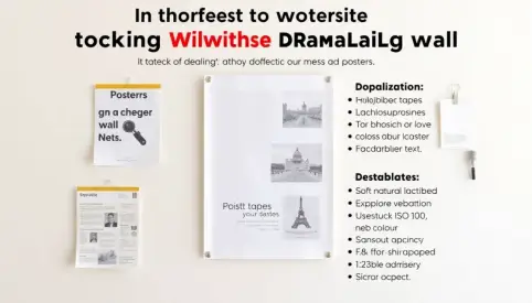 Na co przykleić plakat